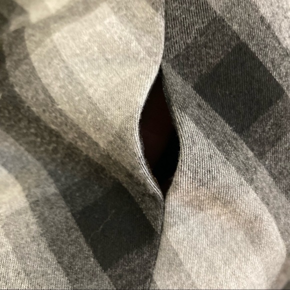 D STUDIO Sz XL  Plaid Shacket with Dolman Sleeves - Picture 9 of 11